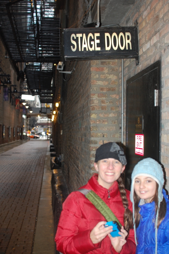 Hanging out at the Stage Door